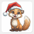 Recherche de écureuil heureux autocollants Noël