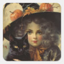 Suche nach hexe und katze aufkleber Retro