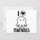 Recherche de monstre de tentacule cartes postales Drôle