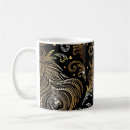 Recherche de plumes paon tasses Vintage