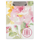 Suche nach schöne blumen klemmbrett Monogramm