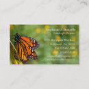 Recherche de papillon de monarque cartes visite Fleurs