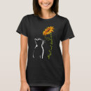 Suche nach sonnenblumen tshirts Katze