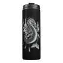 Recherche de dragons mugs bouteilles Noir et blanc