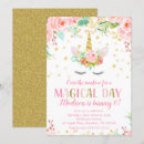 Suche nach unicorn birthday einladungen Aquarellfarben blume