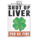 Suche nach st patricks day flachmänner Kleeblatt