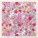 Recherche de motif kawaii dessous de verres Caractère