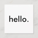Suche nach hello visitenkarten Modern