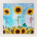 Recherche de sunflower puzzles Moderne