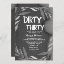 Recherche de dirty 30 invitations Noir