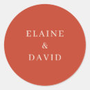 Recherche de orange solide autocollants Minimaliste