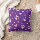Recherche de empreinte de patte coussins Pattes