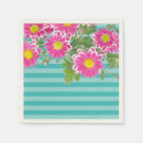Recherche de rayures horizontales serviettes Fleurs roses
