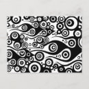 Recherche de cercles abstraits cartes postales Conception