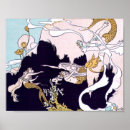 Recherche de vintage mermaid posters Imaginaire