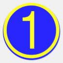 Recherche de cercles bleus autocollants Jaune