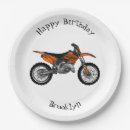 Recherche de motocross assiettes en papier Hors route