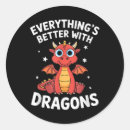 Suche nach niedlicher drache aufkleber Lustig
