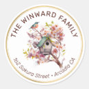 Recherche de birdhouse autocollants Fleurs