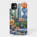 Recherche de fleurs de cactus iphone coques Jaune