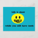 Suche nach das leben ist kurz postkarten Spaß