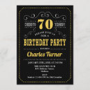 Recherche de black white gold invitations D'anniversaire
