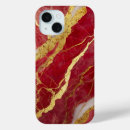 Recherche de marbre rouge iphone coques Élégant