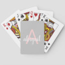 Recherche de rose et gris jeux de cartes Tendance