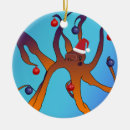 Recherche de poulpe mignon ornements Noël