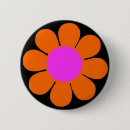 Recherche de les années 60 badges Fleur