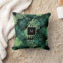 Recherche de feuille tropicale coussins Aquarelle