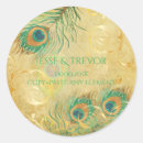 Recherche de paon vintage autocollants Plumes de paon