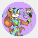 Recherche de anthropomorphe autocollants Renard