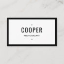 Recherche de photographe commercial cartes visite Noir