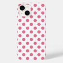 Recherche de pois rose et blanc iphone coques Polka