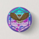 Recherche de hibou vintage badges Rétro