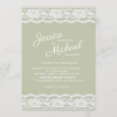 Recherche de dentelle blanche invitations Moderne