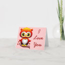 Recherche de owl vœux cartes Valentine