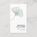 Recherche de feuille ginkgo cartes visite Chic