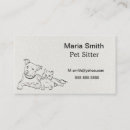 Suche nach haustierversorgungen visitenkarten Haustier modell