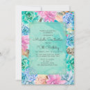 Recherche de bleu et vert anniversaire invitations Tendance