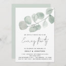 Recherche de watercolor eucalyptus mariage invitations Botanique
