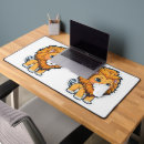 Recherche de visage tigre tapis souris Animal