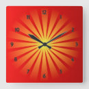 Suche nach strahlen sie aus wanduhren Gelb