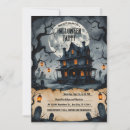 Recherche de hanté halloween invitations Fête d'halloween