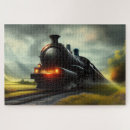 Recherche de locomotives vapeur puzzles Travel