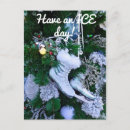 Recherche de patins de glace cartes postales Patinage sur glace