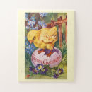 Recherche de poussins de pâques puzzles Mignon