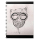 Recherche de hiboux mignons carnets Caractère
