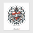 Suche nach wahre liebe aufkleber Vintag